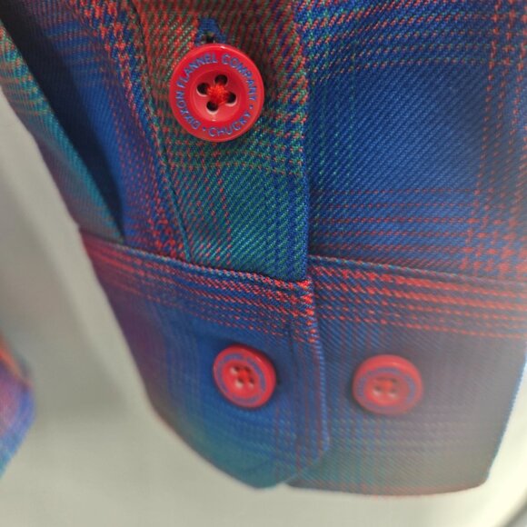 Dixxon Bride of Chucky Long Sleeved Flannel Button Down Women's Large - Picture 5 of 11